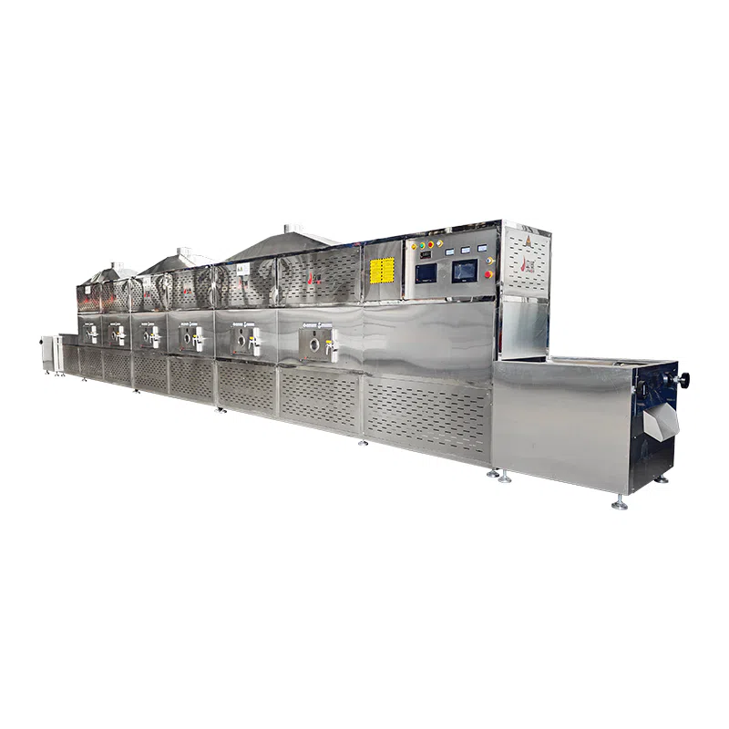 Equipamento de secagem por micro-ondas para alimentos expandidos