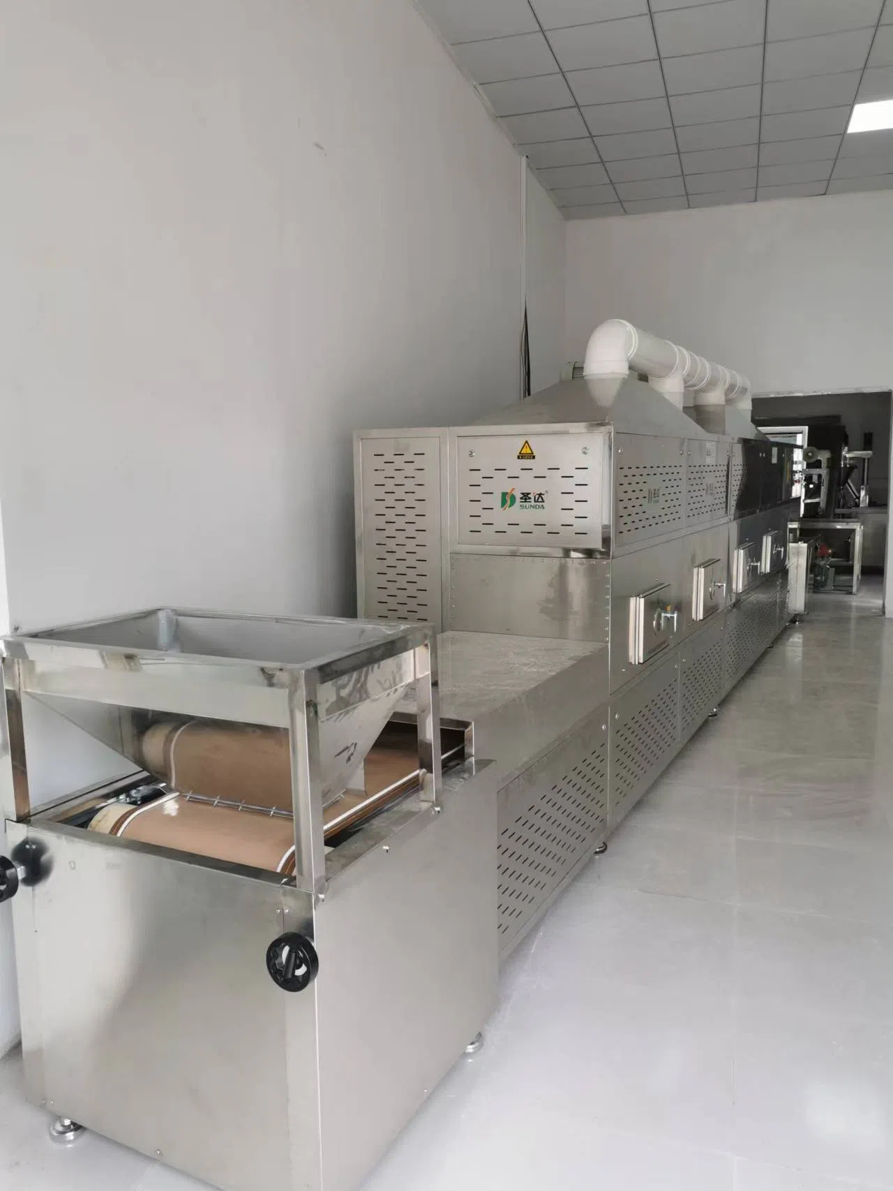 Máquina de esterilização por micro-ondas para produtos de soja