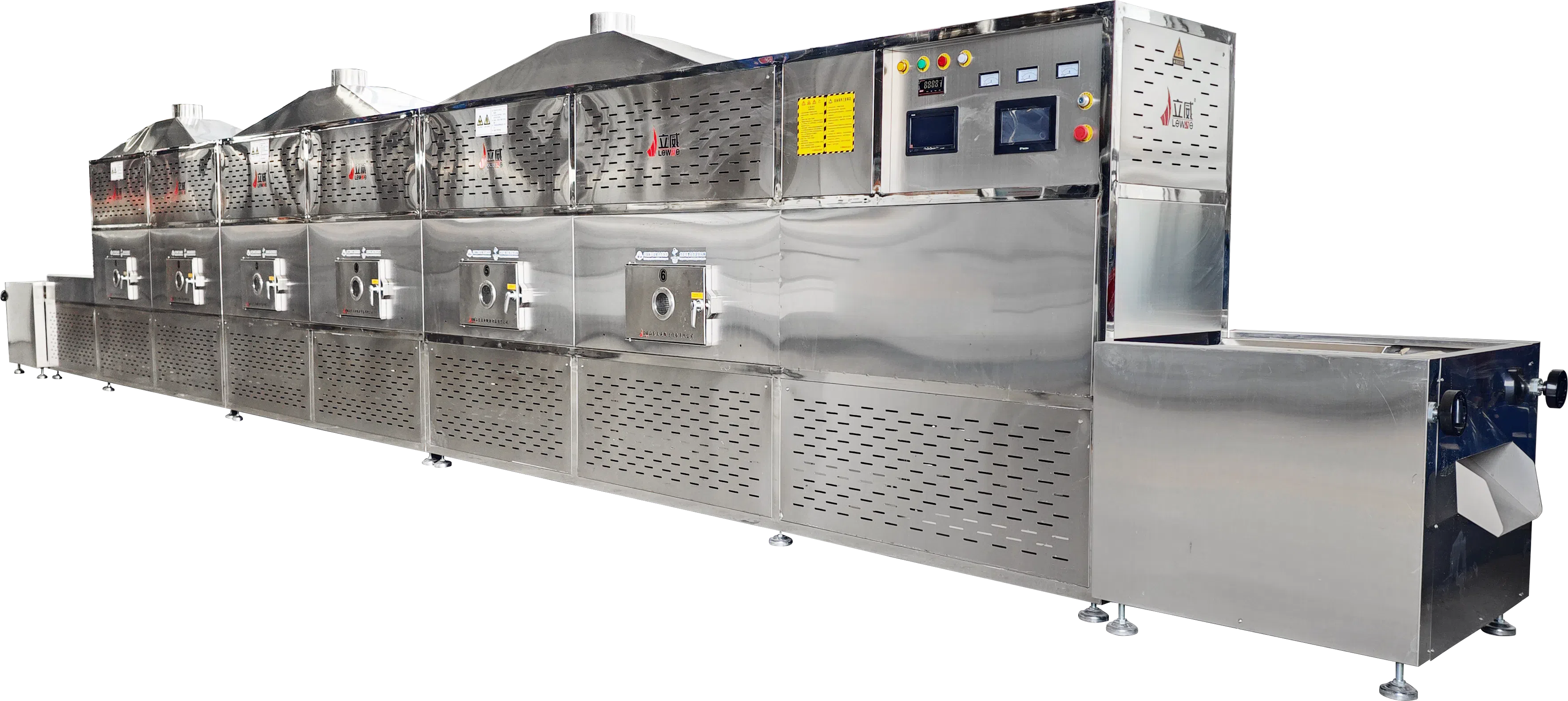 Equipamento de secagem por micro-ondas para tenébrio-amarelo