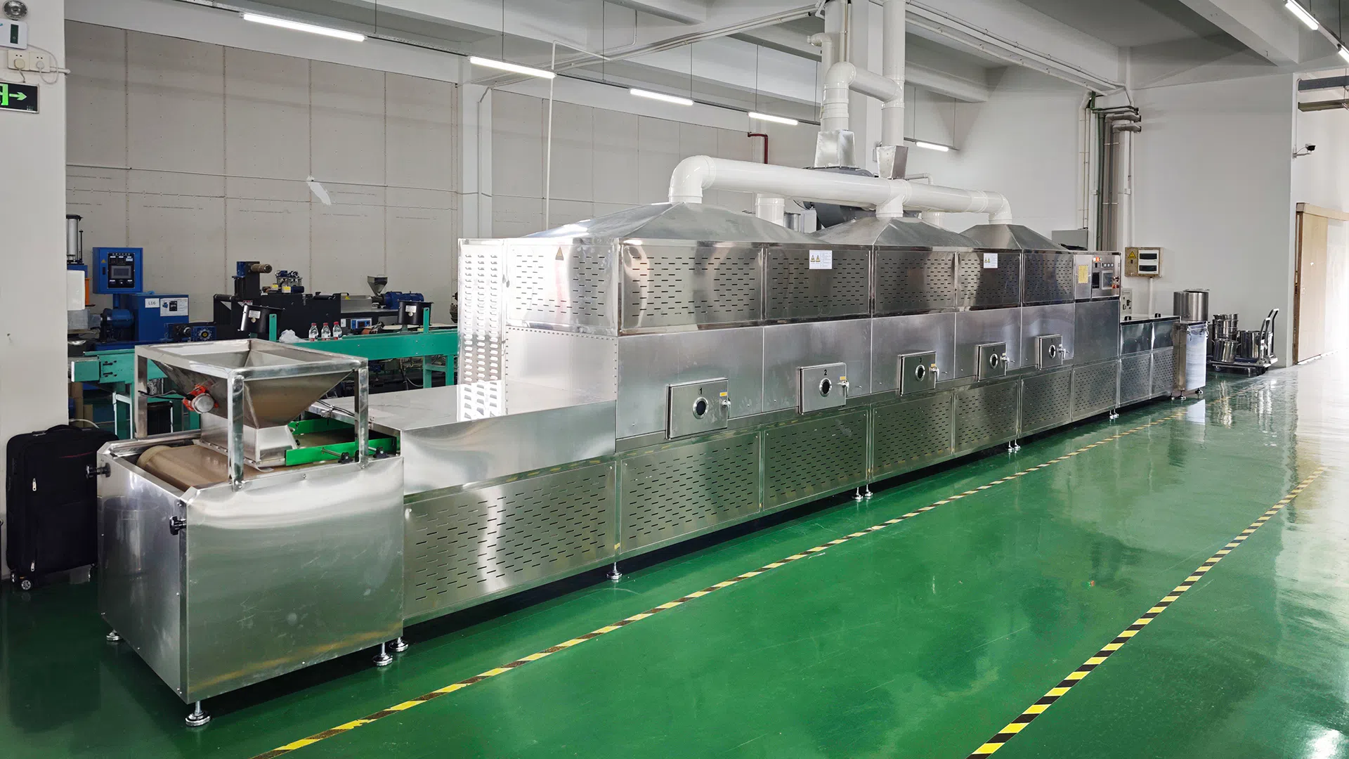 Máquina de secagem industrial por micro-ondas