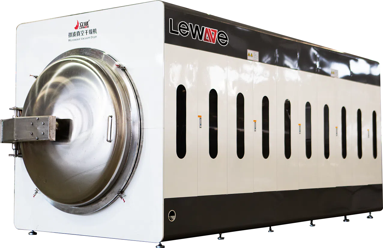 Máquina de secagem a vácuo por micro-ondas para matérias-primas de ervas
